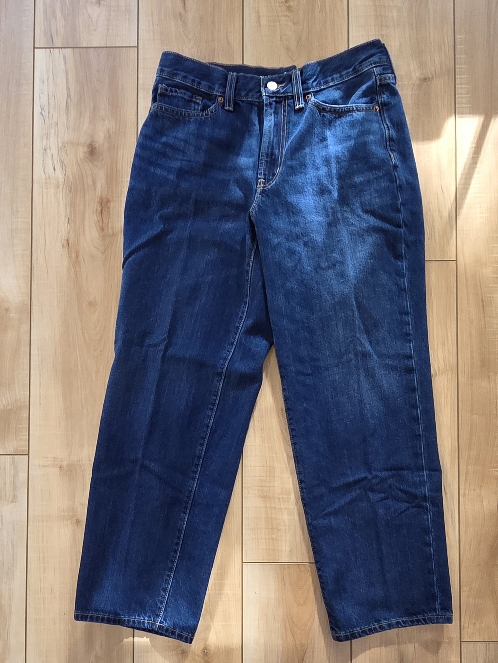 Old Navy High Rise Ridgid OG Loose Fit Jeans Petit